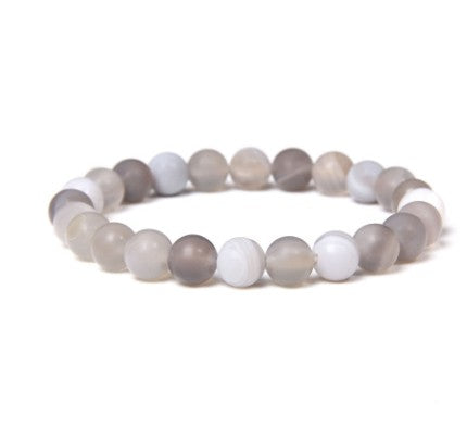 8mm natural stone beads gemstone bracelet punk beaded friendship bracelet(FD4118 FD4119 FD4120 FD4121  FB085-6)