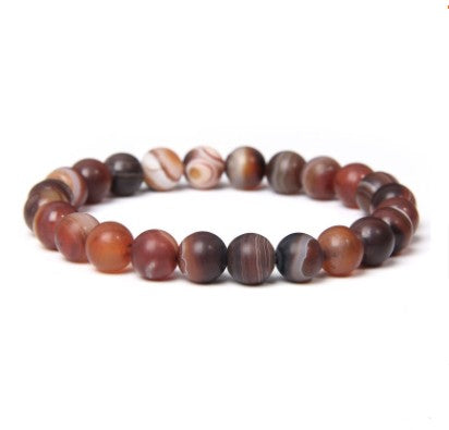 8mm natural stone beads gemstone bracelet punk beaded friendship bracelet(FD4118 FD4119 FD4120 FD4121  FB085-6)
