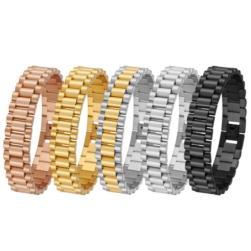 10mm watch strap stainless steel electroplated multi-color minimalist female bracelet and bracelet