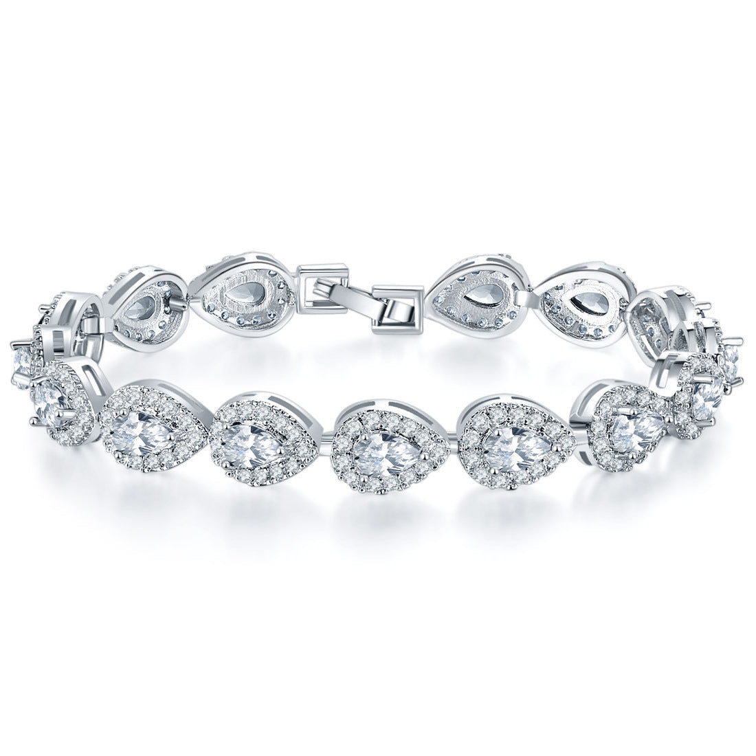 AAA Zircon Bracelet with Micro-Set Copper Jewelry Main Stone Bracelet