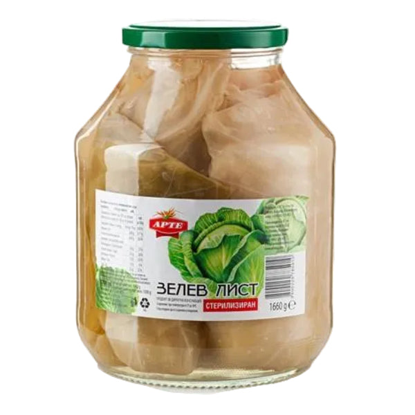 Zelné listy Arte 1,7 kg