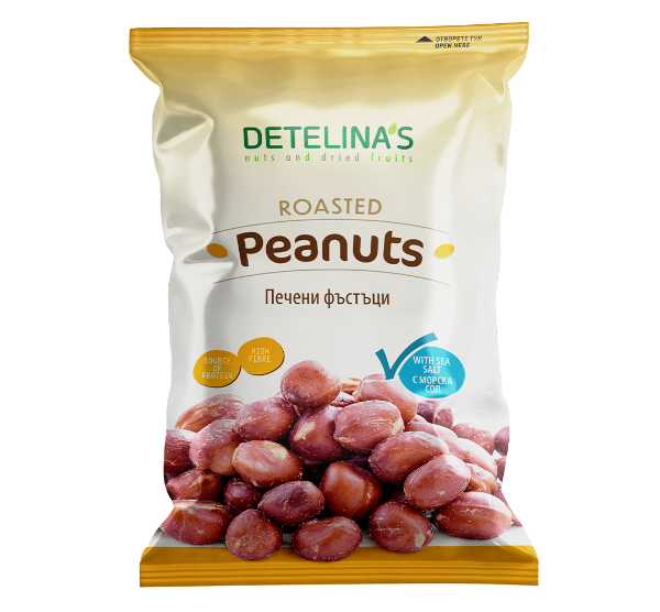 Pražené arašídy se solí „Detelina“ 80 g