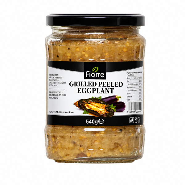 Grilovaný loupaný lilek FIORRE 540g
