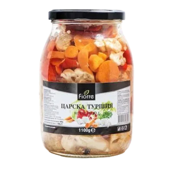 Královská nakládaná zeleninová směs „Tsarska Torshiya“ Fiorre 1100 g