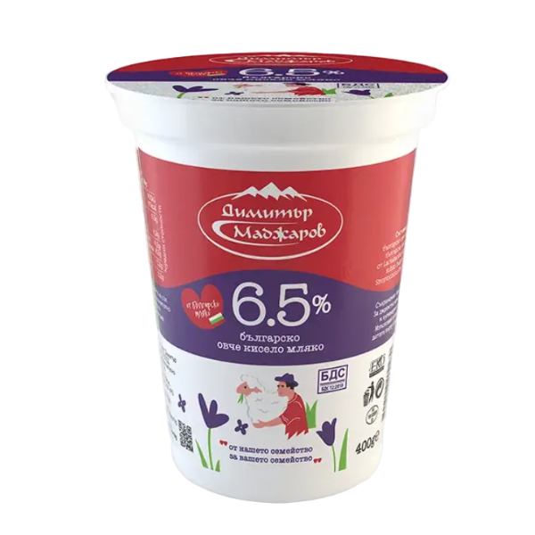 Bulharský farmářský ovčí jogurt „Madžarov“ (originál) 400 g