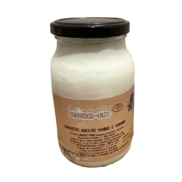 Bulharský farmářský buvolí jogurt s kajmakem „Moni‑En“ (originál) 400 g