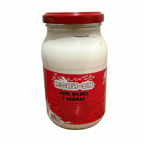 Bulharský farmářský ovčí jogurt s kajmakem „Moni‑En“ (originál) 400g