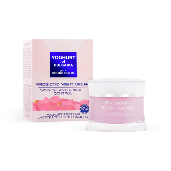 BioFresh Yoghurt Probiotic Night Cream with Collagen & Rose Oil 50ml