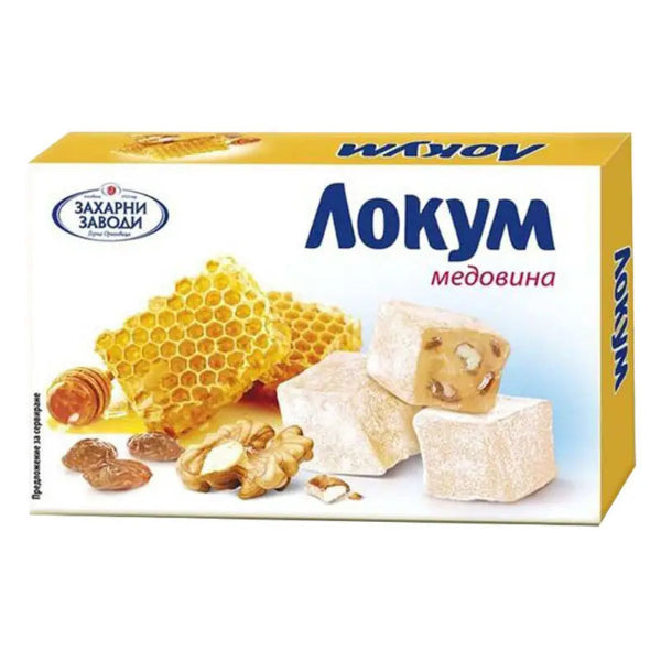 Bulharský lokum med a vlašské ořechy "Sladki Vremena" 100g