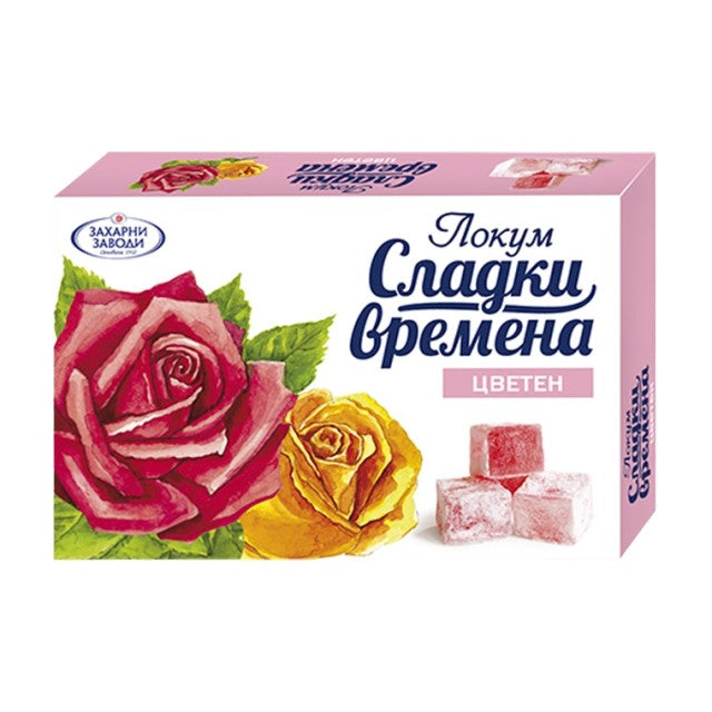 Bulharský lokum Růže „Sladki Vremena" 140g